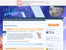 Tablet Screenshot of mineverse.com